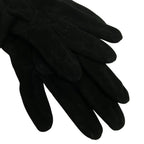 Hermes Bolide Gigi Suede Gloves Black — view 2