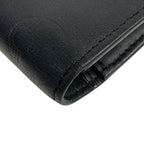 Louis Vuitton Portefeuille Brazza Monogram Shadow Leather Wallet Black — view 6