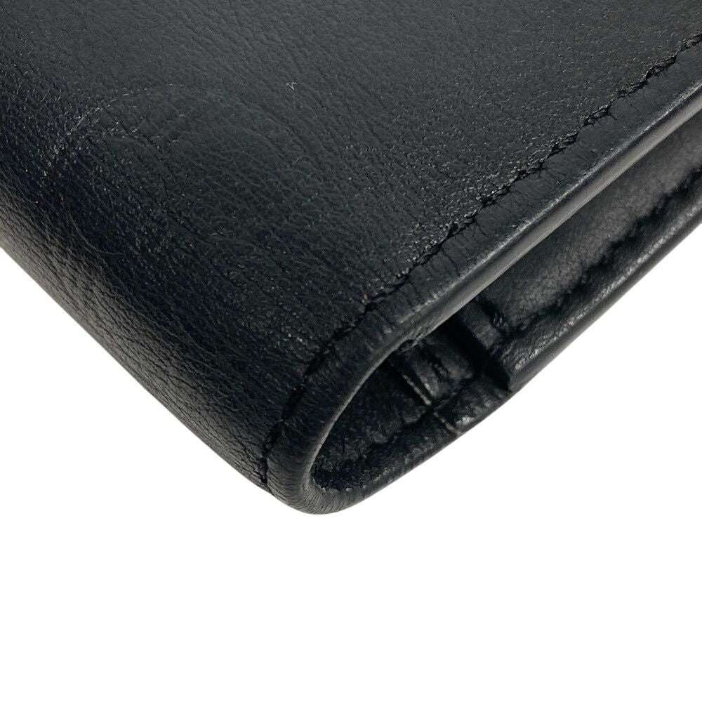 Louis Vuitton Portefeuille Brazza Monogram Shadow Leather Wallet Black — view 6