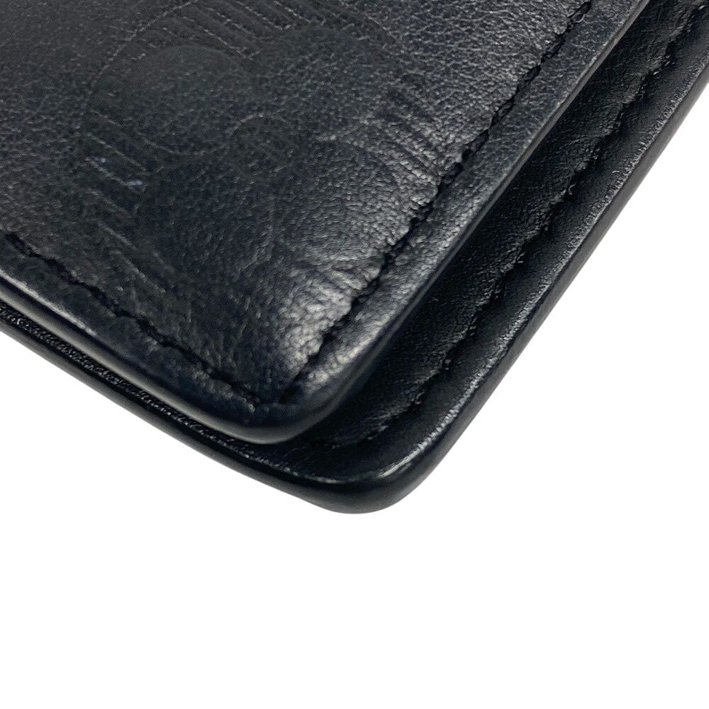 Louis Vuitton Portefeuille Brazza Monogram Shadow Leather Wallet Black — view 5