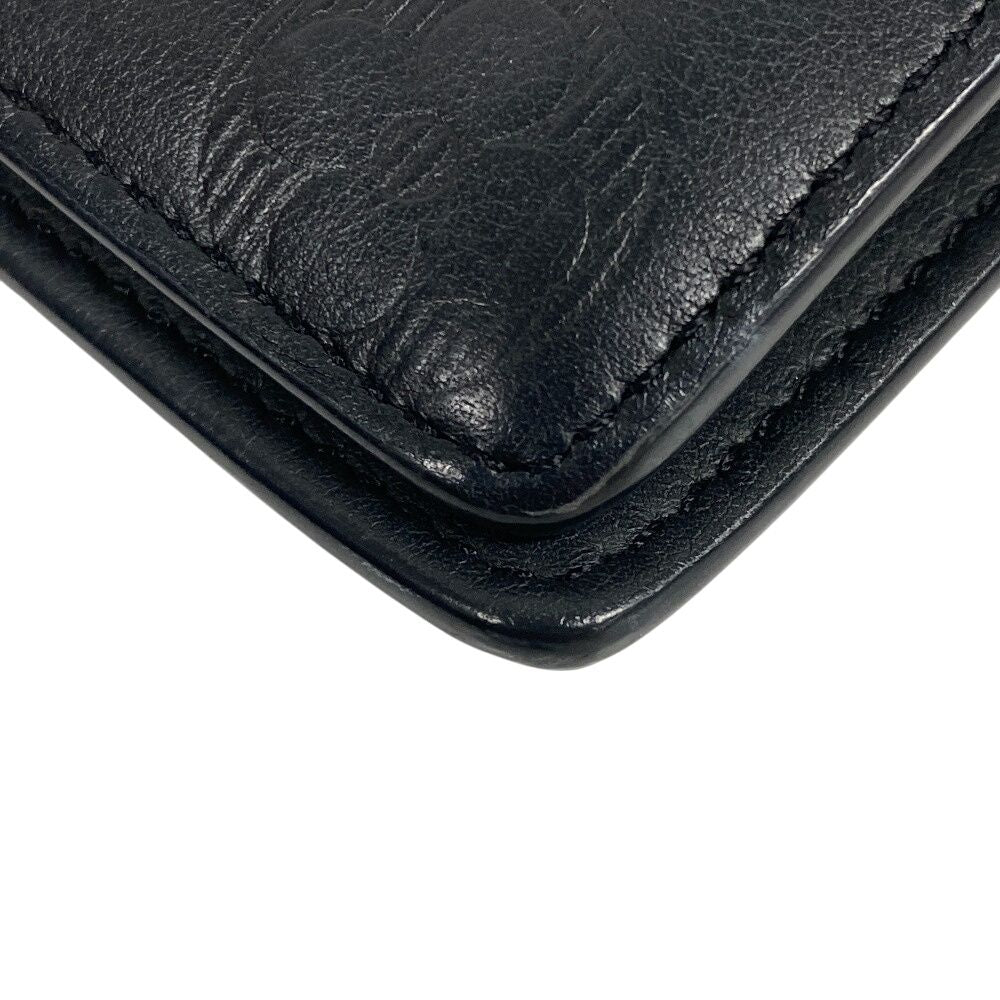 Louis Vuitton Portefeuille Brazza Monogram Shadow Leather Wallet Black — view 4
