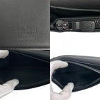 Louis Vuitton Portefeuille Brazza Monogram Shadow Leather Wallet Black — view 8