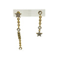 Dior Earrings J'adior Gold Clear Star