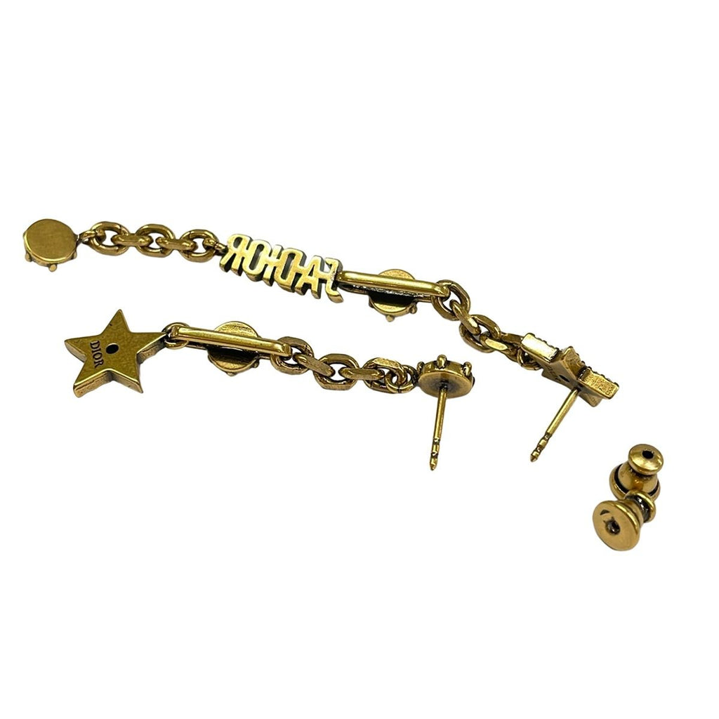 Dior Earrings J'adior Gold Clear Star — view 3