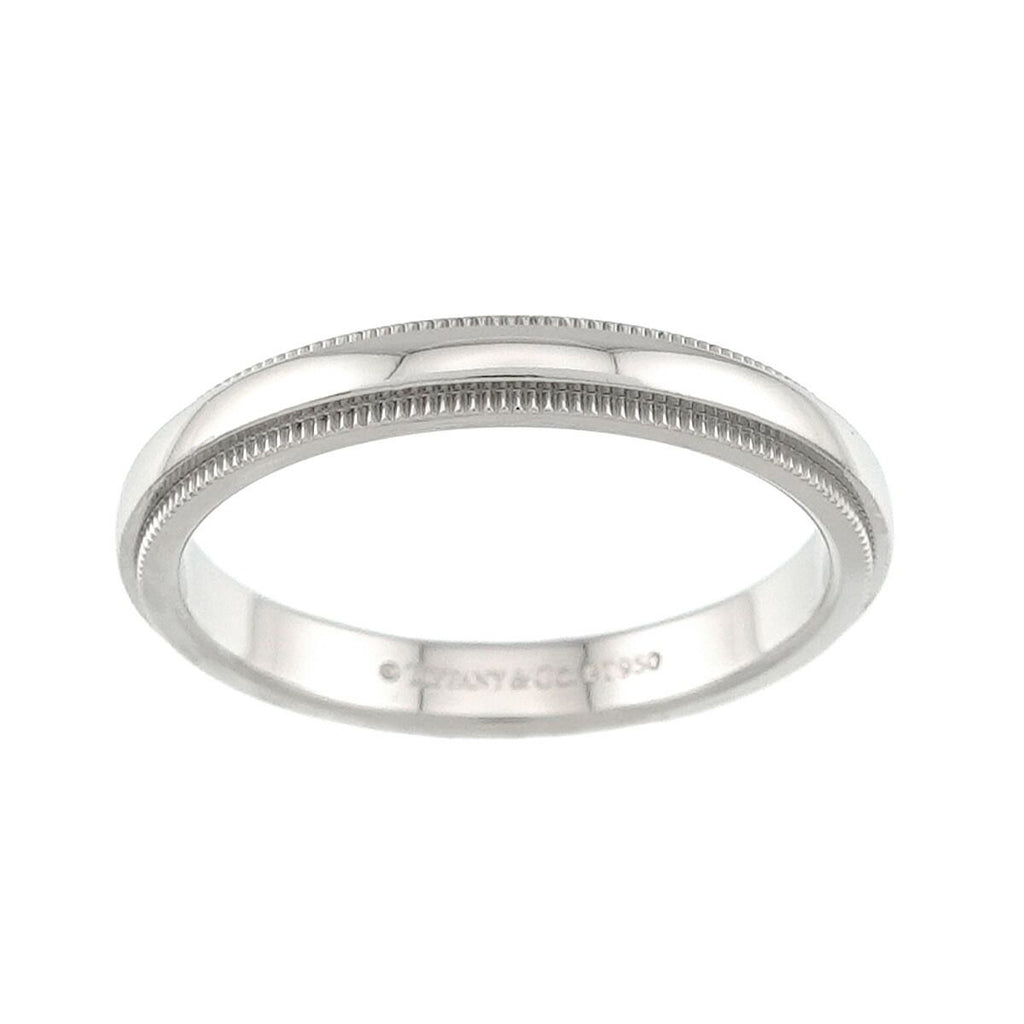 Tiffany & Co Milgray Ring Pt Platinum Milgrain — view 2