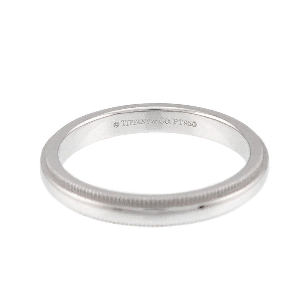 Tiffany & Co Milgray Ring Pt Platinum Milgrain — view 3
