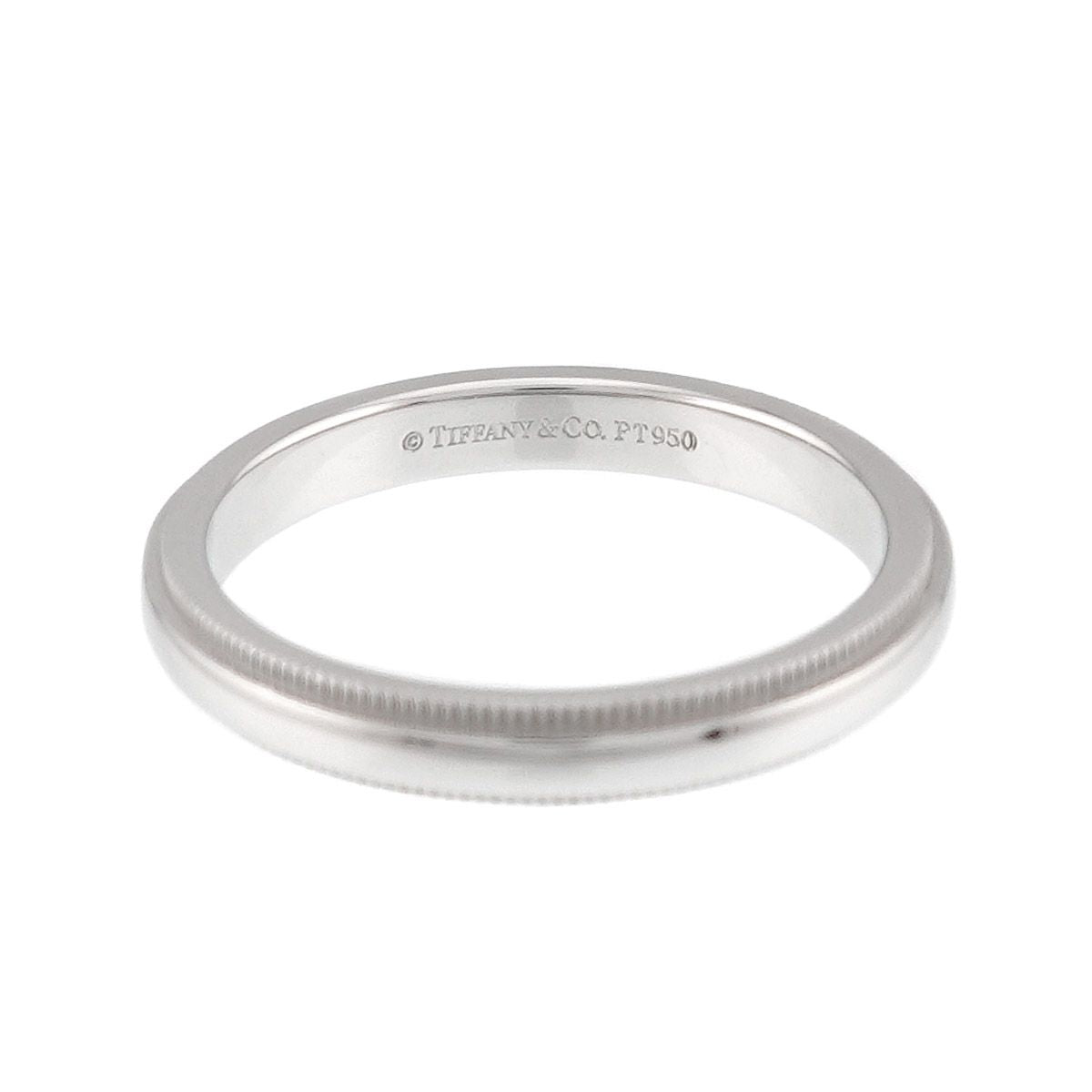 Tiffany & Co Milgray Ring Pt Platinum Milgrain — view 3