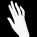 Tiffany & Co Milgrain Band Ring Platinum Pt 18k YG 750 — view 7