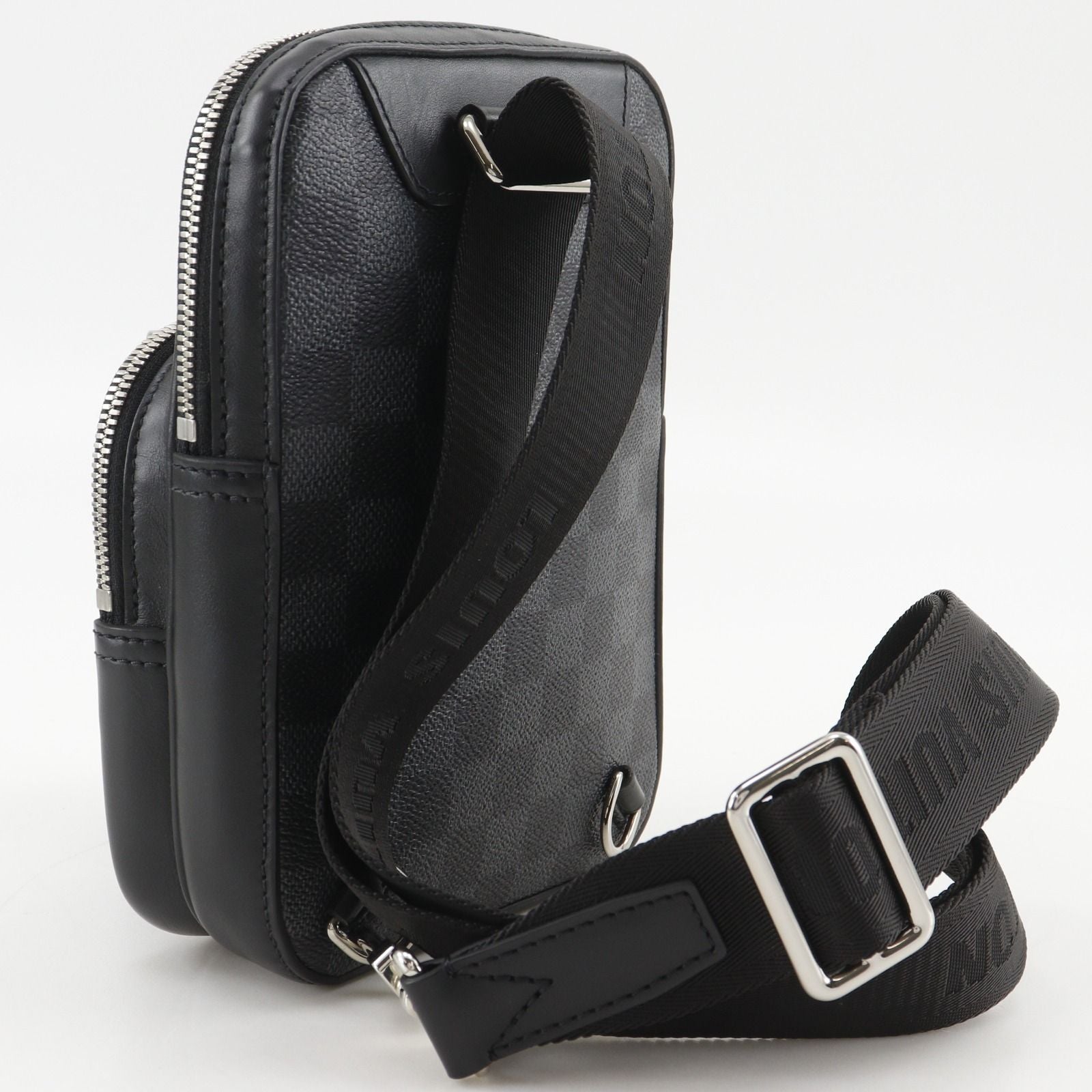 Louis Vuitton Amazon Sling Belt Bag Damier Graphite Canvas Black — view 3