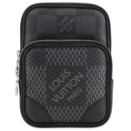 Louis Vuitton Amazon Sling Belt Bag Damier Graphite Canvas Black