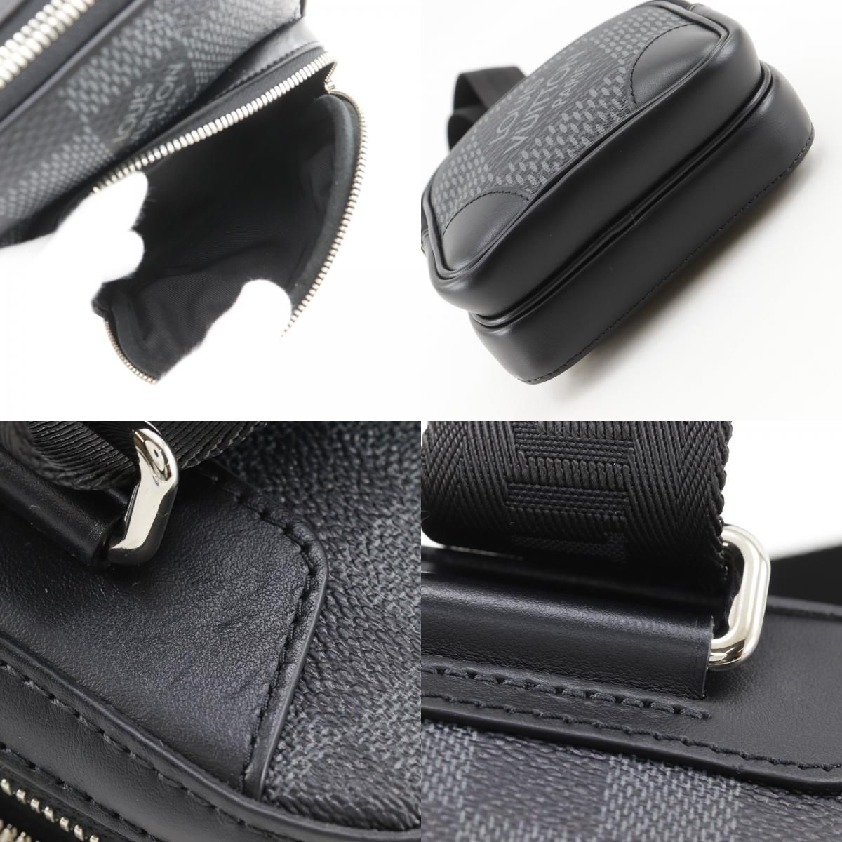 Louis Vuitton Amazon Sling Belt Bag Damier Graphite Canvas Black — view 8