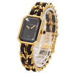 Chanel Premiere M Vintage Watch Black Gold — view 2