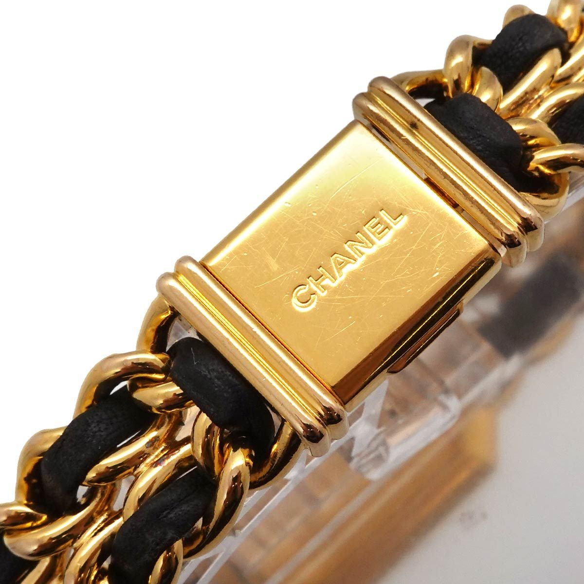 Chanel Premiere M Vintage Watch Black Gold — view 6