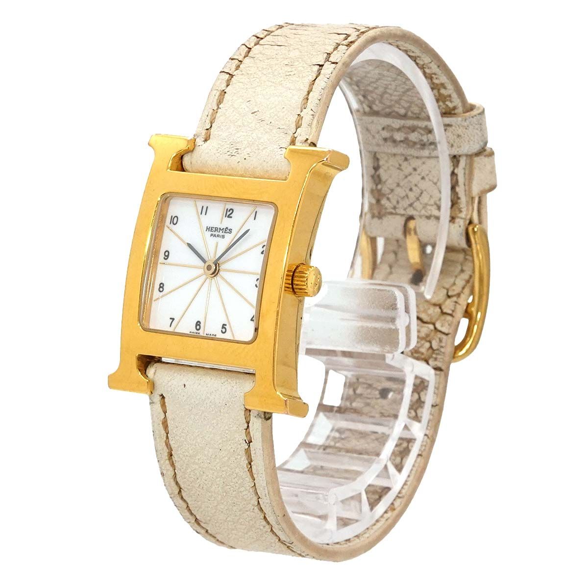 Hermes Watch Hh1 201 White Quartz — view 2