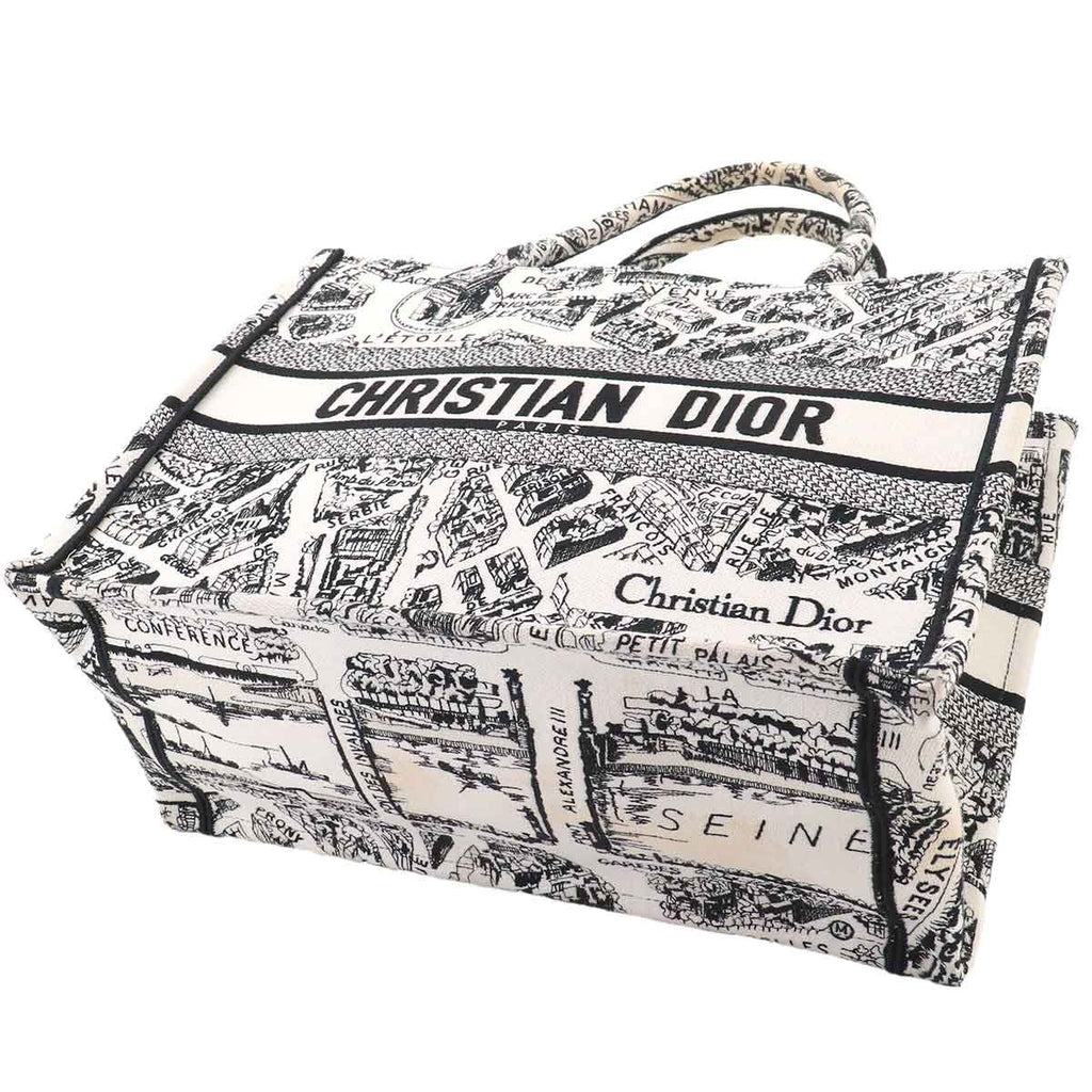 Dior Plan de Paris Book Tote Canvas White — view 9