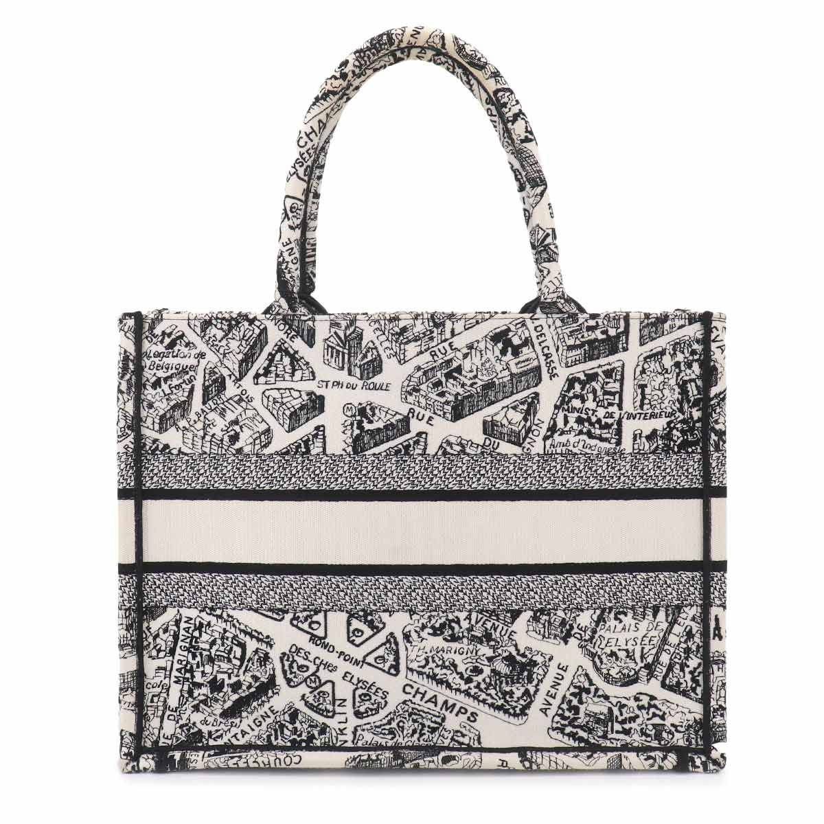 Dior Plan de Paris Book Tote Canvas White — view 2