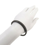 Hermes Cheval Bangle Bracelet Titanium Gray Silver T5 — view 6
