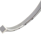 Hermes Cheval Bangle Bracelet Titanium Gray Silver T5 — view 5