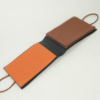 Hermes Jerboise Tote Box Calf Noir Black Brown Orange Silver — view 7