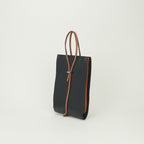 Hermes Jerboise Tote Box Calf Noir Black Brown Orange Silver — view 2