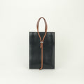 Hermes Jerboise Tote Box Calf Noir Black Brown Orange Silver