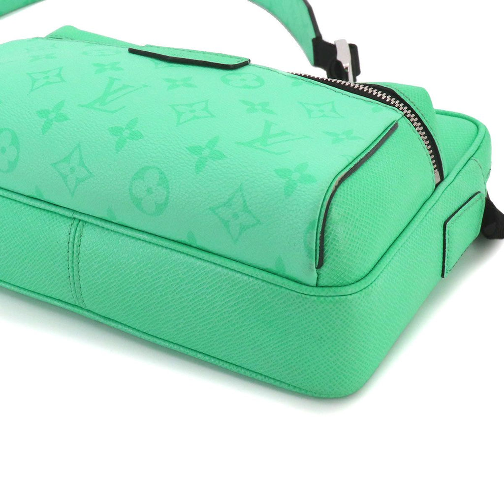 Louis Vuitton Taigarama Outdoor Messenger PM Shoulder Bag Miami Green — view 8