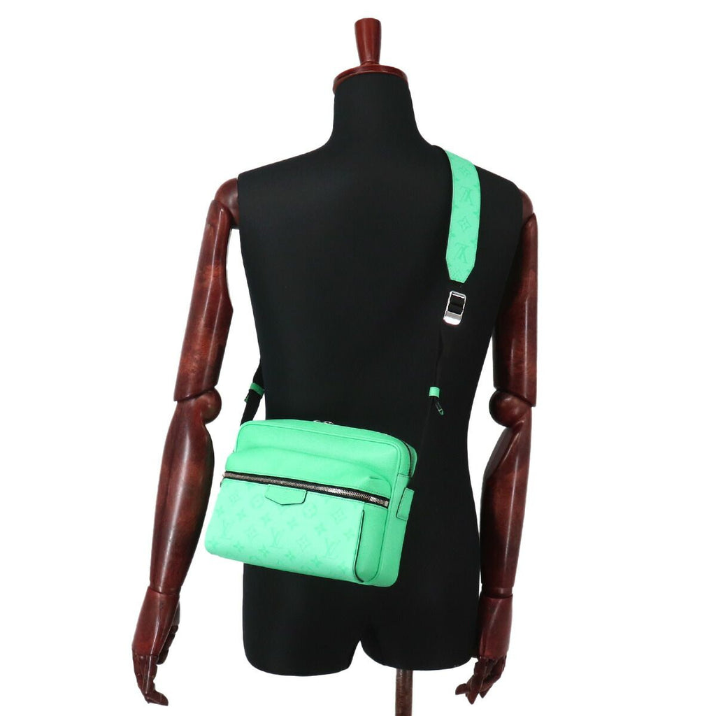 Louis Vuitton Taigarama Outdoor Messenger PM Shoulder Bag Miami Green — view 9