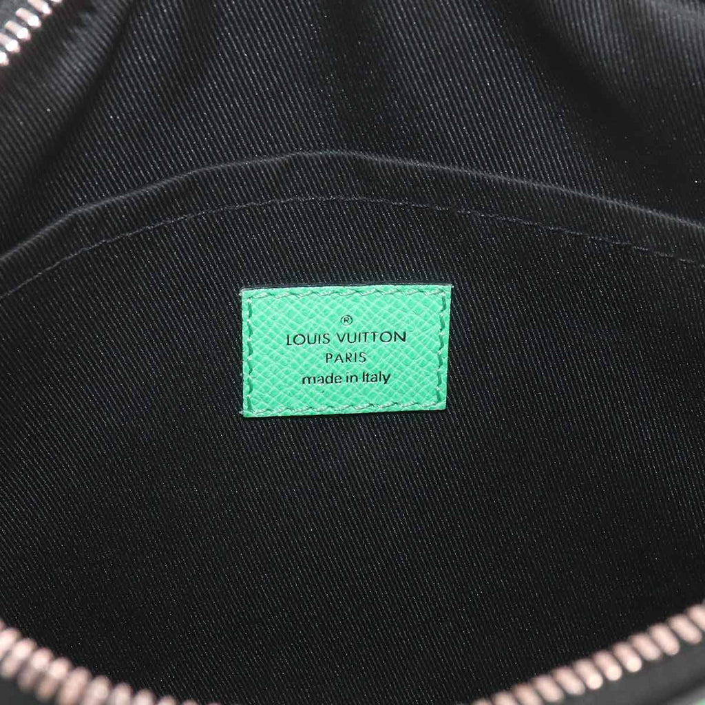 Louis Vuitton Taigarama Outdoor Messenger PM Shoulder Bag Miami Green — view 7