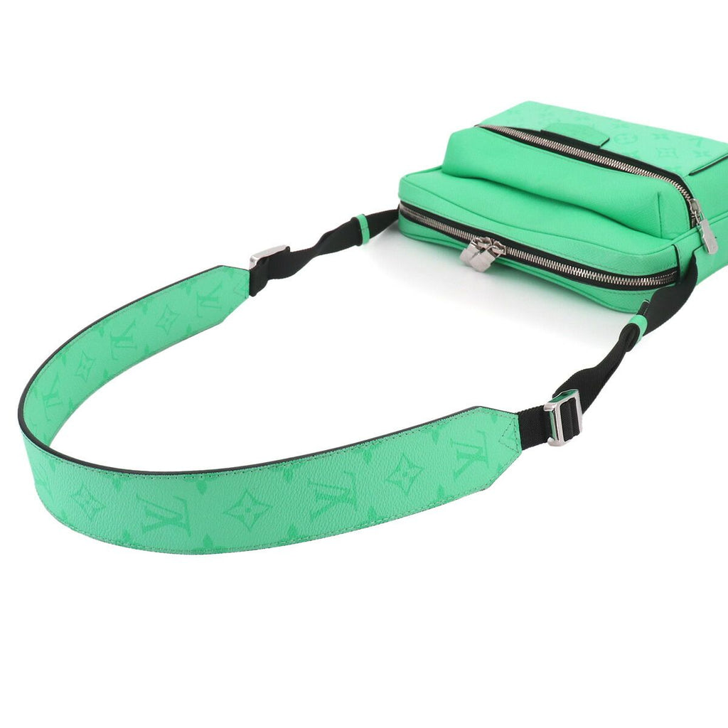 Louis Vuitton Taigarama Outdoor Messenger PM Shoulder Bag Miami Green — view 5
