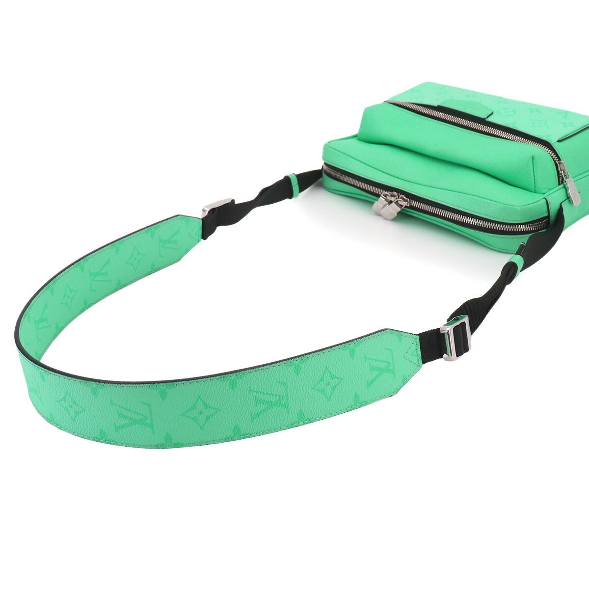 Louis Vuitton Taigarama Outdoor Messenger PM Shoulder Bag Miami Green — view 5