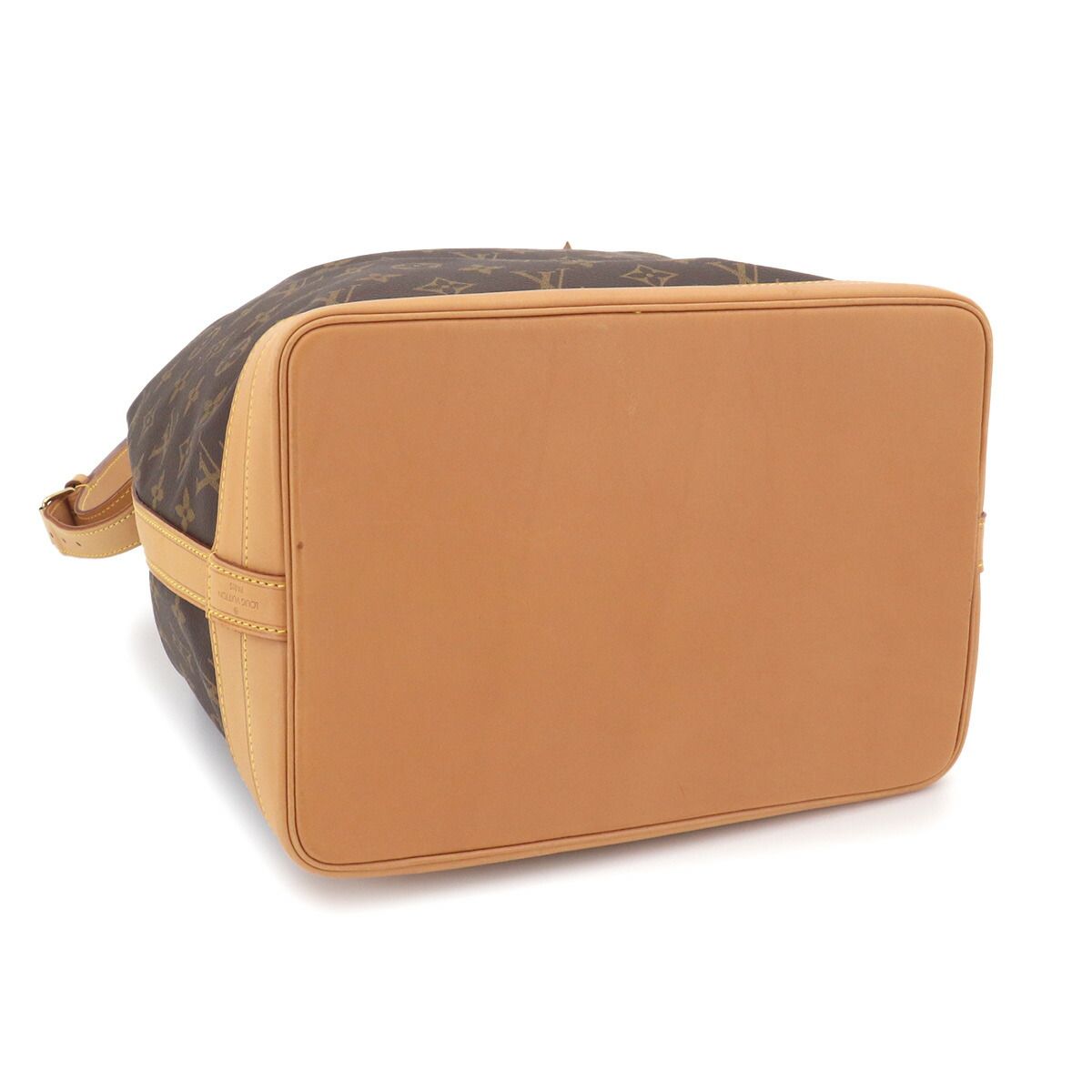 Louis Vuitton Monogram Noe Shoulder Bag Brown Gold Vintage — view 5