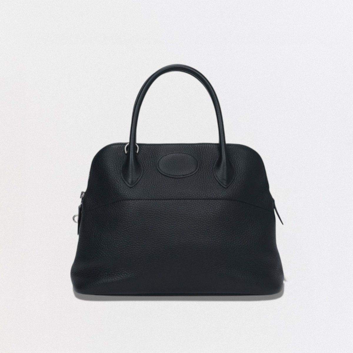 Hermes Bolide 31 Tote Togo Noir Black Silver