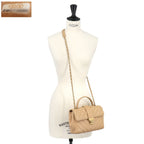 Chanel Golden Class CC Quilted Blanc Stitch 2-Way Hand Chain Shoulder — view 9