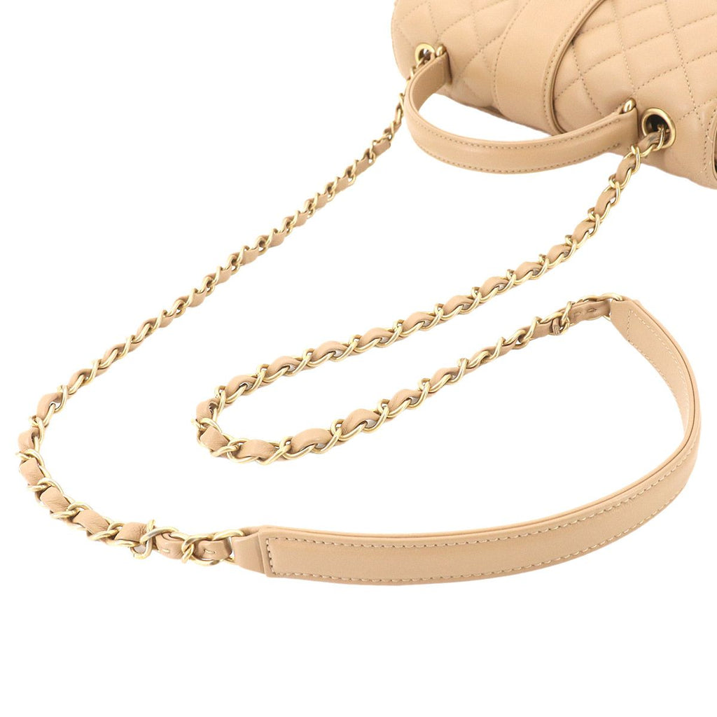 Chanel Golden Class CC Quilted Blanc Stitch 2-Way Hand Chain Shoulder — view 5