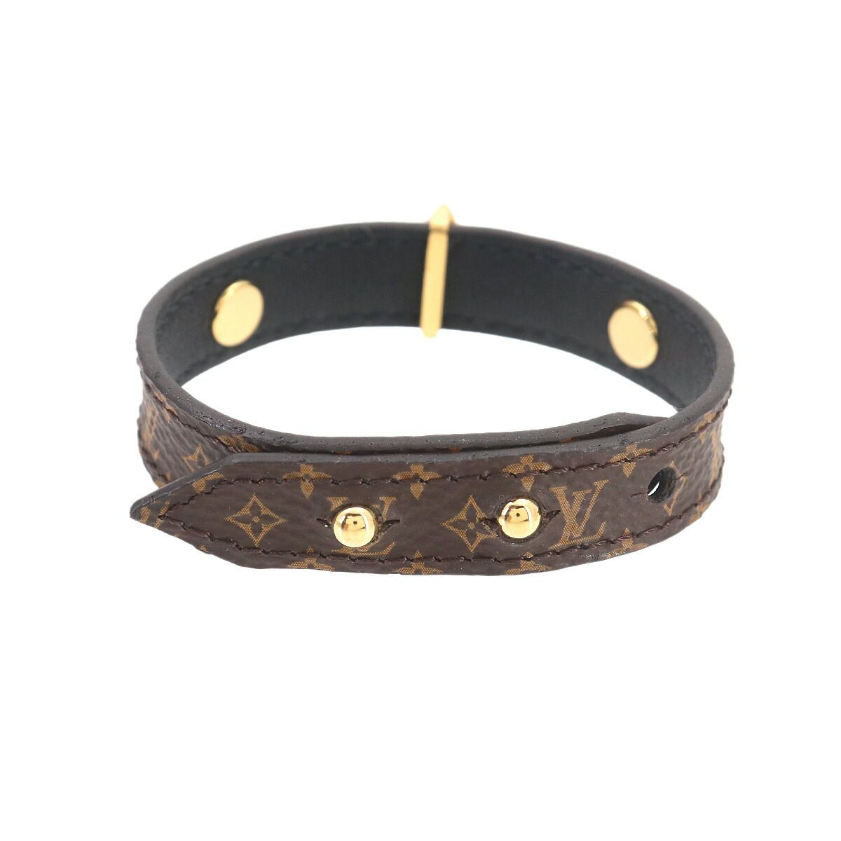 Louis Vuitton Monogram Bracelet Blue Ming 17 Gold — view 2