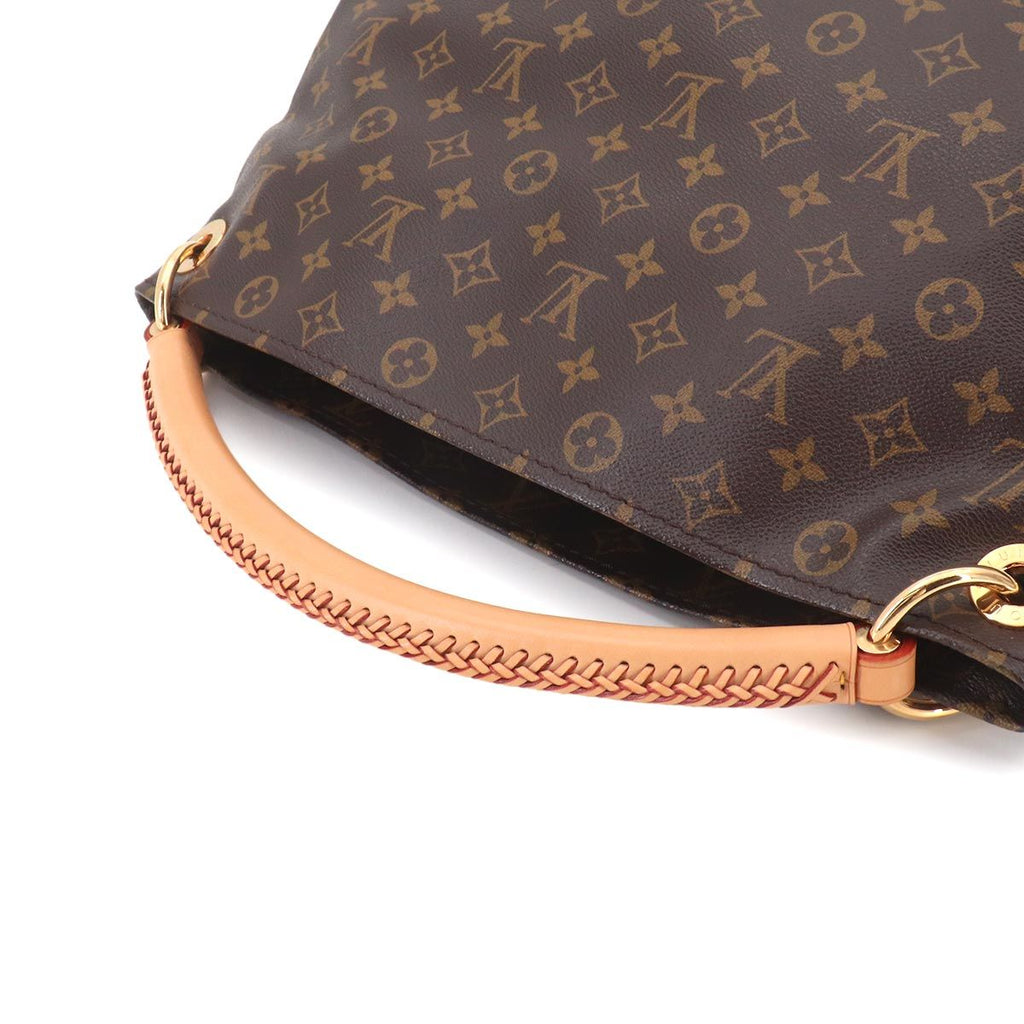 Louis Vuitton Monogram Artsy Shoulder Bag Brown Gold — view 6