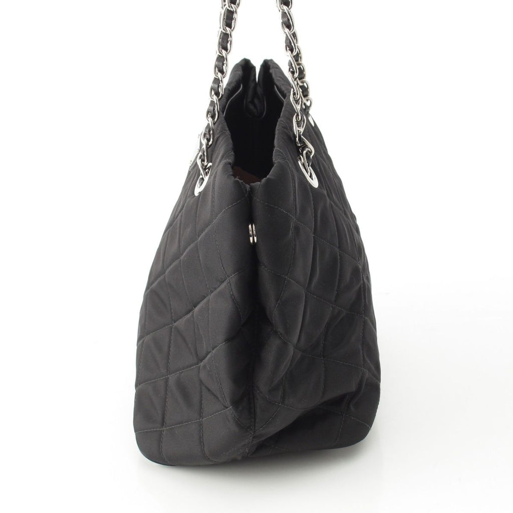 Prada Tessuto Nylon Impunto 2-Way Tote Black — view 3