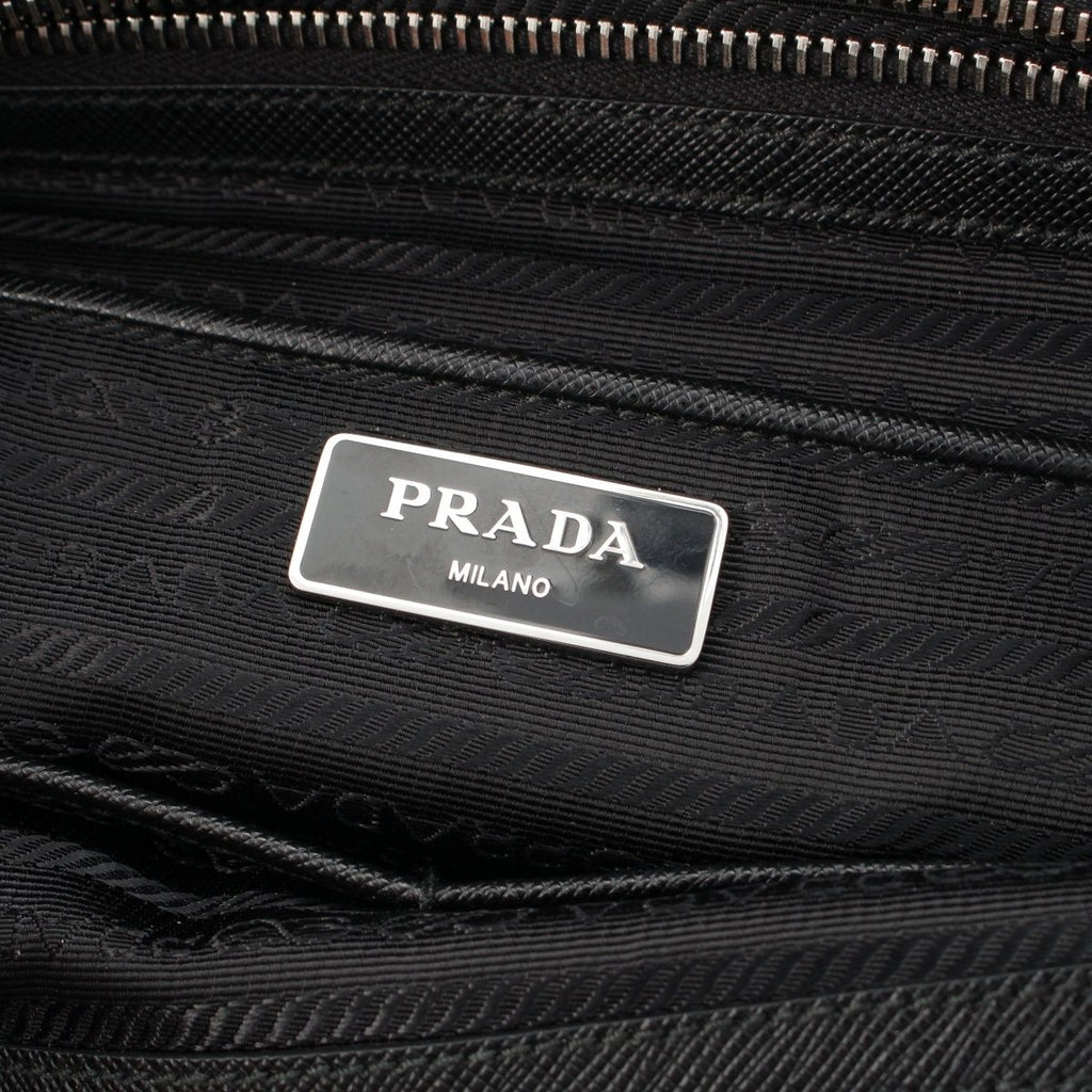 Prada Tessuto Nylon Impunto 2-Way Tote Black — view 7