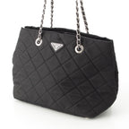 Prada Tessuto Nylon Impunto 2-Way Tote Black — view 2