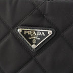 Prada Tessuto Nylon Impunto 2-Way Tote Black — view 8