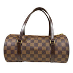 Louis Vuitton Papillon 26 Damier Handbag Canvas Brown — view 3