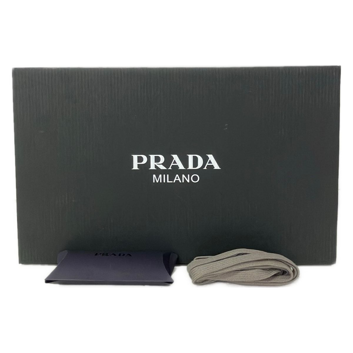 Prada Sneakers 7 Downtown Gray Re-Nylon Triangle Logo — view 7