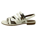 Hermes Sandals 36 Ivory Silver Kelly Thongsandals Leather