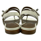 Hermes Sandals 36 Ivory Silver Kelly Thongsandals Leather — view 3