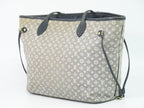 Louis Vuitton LV Neverfull Monogram Idylle Shoulder Bag Tote Navy — view 2