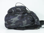 Prada Camouflage Pattern Backpack Nylon Navy — view 4