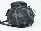 Prada Camouflage Pattern Backpack Nylon Navy — view 5