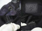 Prada Camouflage Pattern Backpack Nylon Navy — view 9
