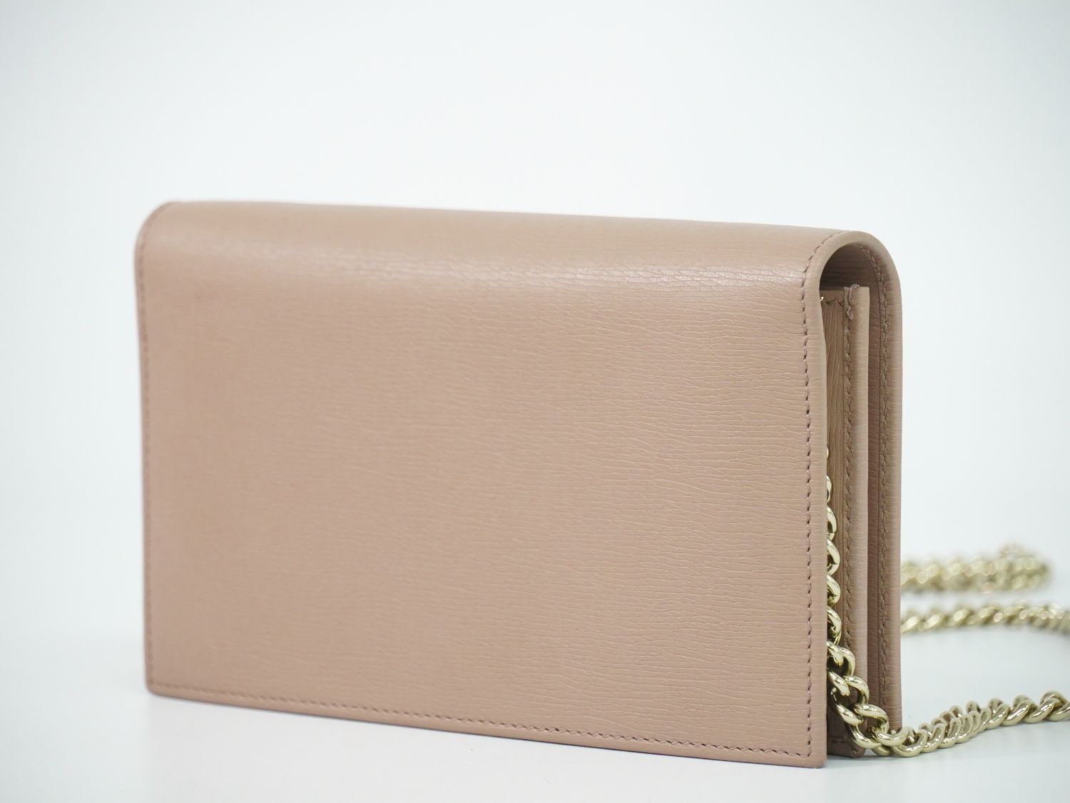 Gucci Interlocking Chain Shoulder Wallet Pochette Pink — view 2