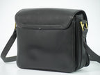 Celine Leather Shoulder Bag Pochette Black — view 2